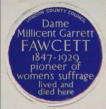 File:Millicent Garrett Fawcett Plaque, Gower Street, London.jpg