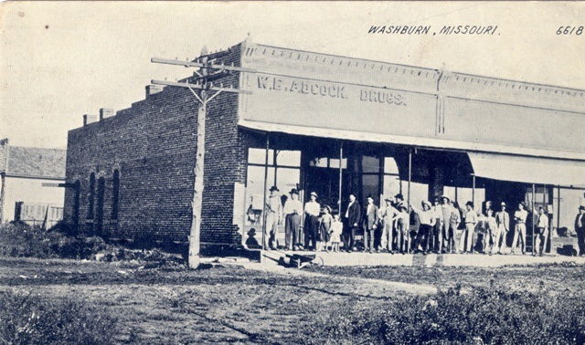 File:W.B. Adcock Drug Store in Washburn, Missouri..jpg