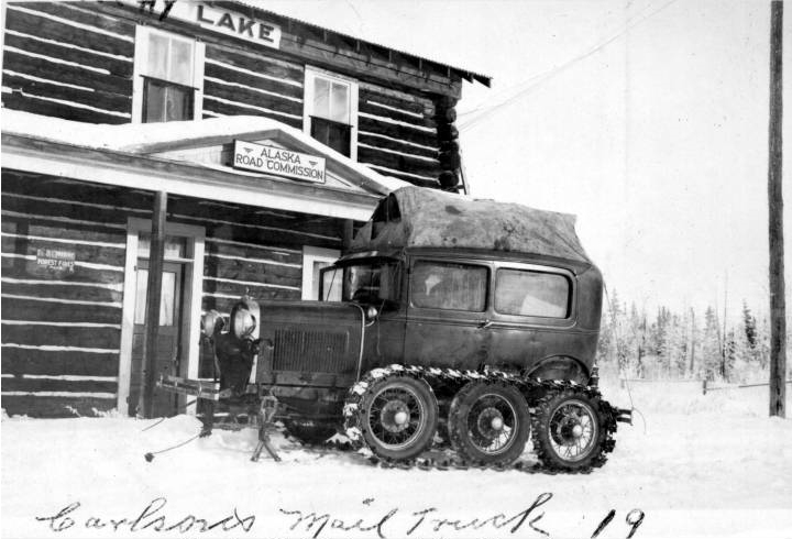 Файл:AlaskaHighway mail truck.jpg