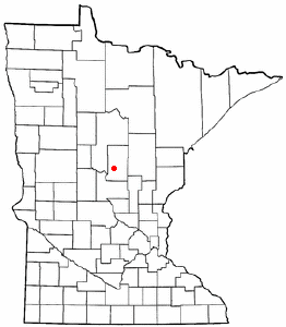 Location of Brainerd, Minnesota