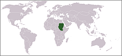 Location of Sudan