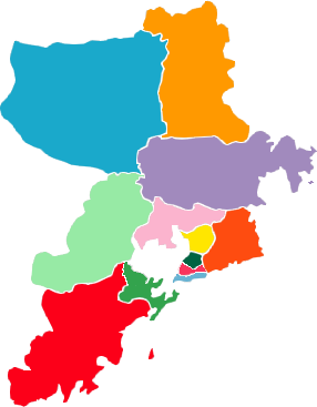 File:Subdivisions of Qingdao-China.png