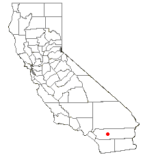 Location of Idyllwild-Pine Cove, California