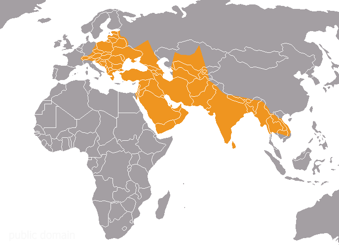 File:Canis aureus distribution map.png