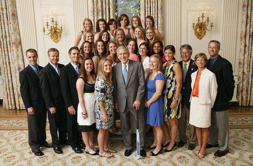 File:UNC field hockey with Bush.jpg