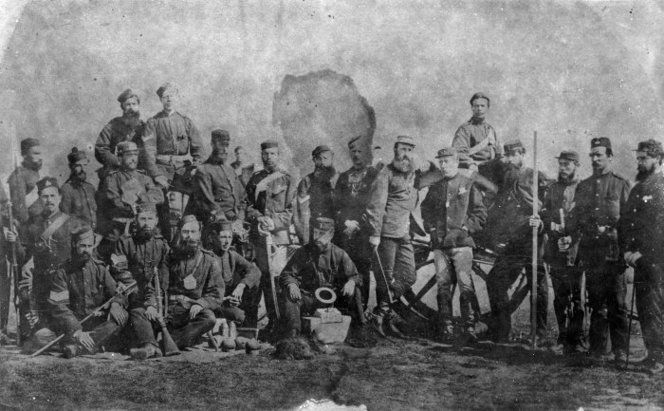 File:Cameron and soldiers at Gate Ga, 29 April 1864.jpg