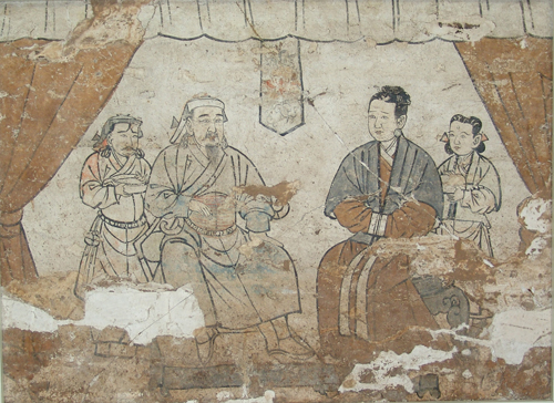 Файл:Shazishan Tomb Fresco, Yuan Dynasty, Chifeng Museum.jpg