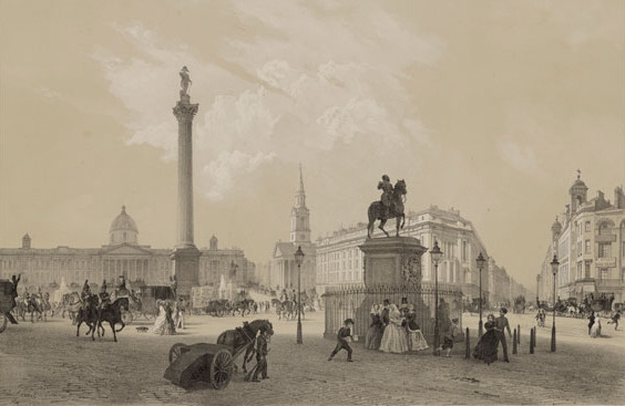 Файл:Trafalgar square by ARNOUT, LOUIS JULES - GMII.jpg