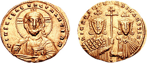 Файл:Histamenon nomisma-Nicephorus II and Basil II-sb1776.jpg