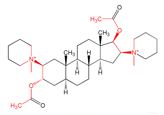 File:Pancuronium acetylcholine-highlighted.png