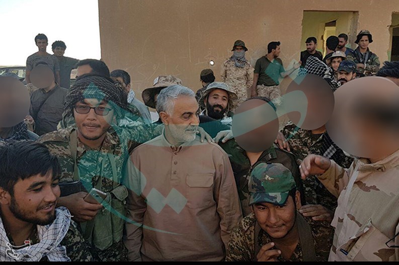 File:Qasem Soleimani with Fatemiyoun Division (June 2017).jpg