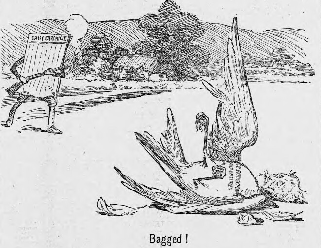 File:Bagged -Evening Express cartoon 1898.png