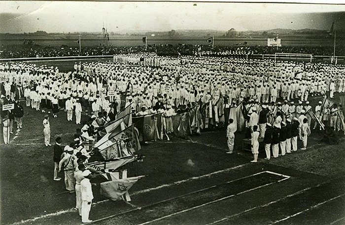 Archivo:First Maccabiah, ceremonies.jpg