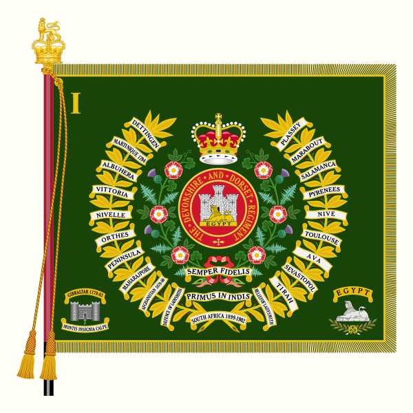 File:Regimental Colour-1Bn-Devon Dorset.png