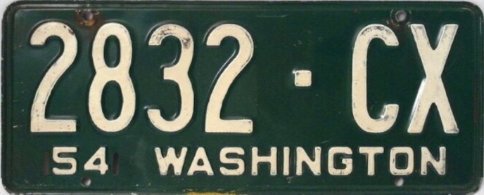 File:1954 Washington license plate.jpg