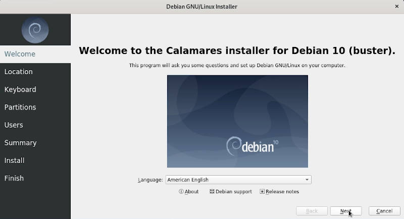 Archivo:Calamares on Debian 10 screenshot.jpg