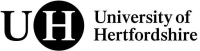 Logo of the University of Hertfordshire