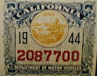 File:1944 California license plate window decal.jpg