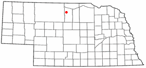 Location of Johnstown, Nebraska