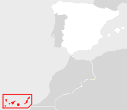 Map of Canary Islands