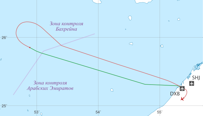 Файл:UPS Airlines Flight 6 crash schema ru.png