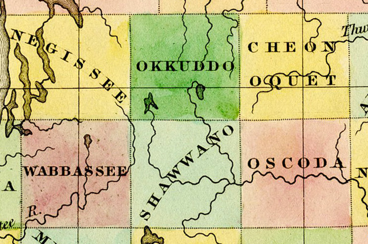 Archivo:1842 Negissee Okkuddo Cheonoquet Wabbassee Shawwano Oscoda counties Michigan.jpg