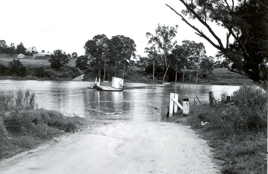 Moggill Ferry, 1954.