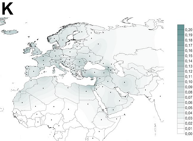 File:Frequency distribution maps for mtDNA haplogroups K.png