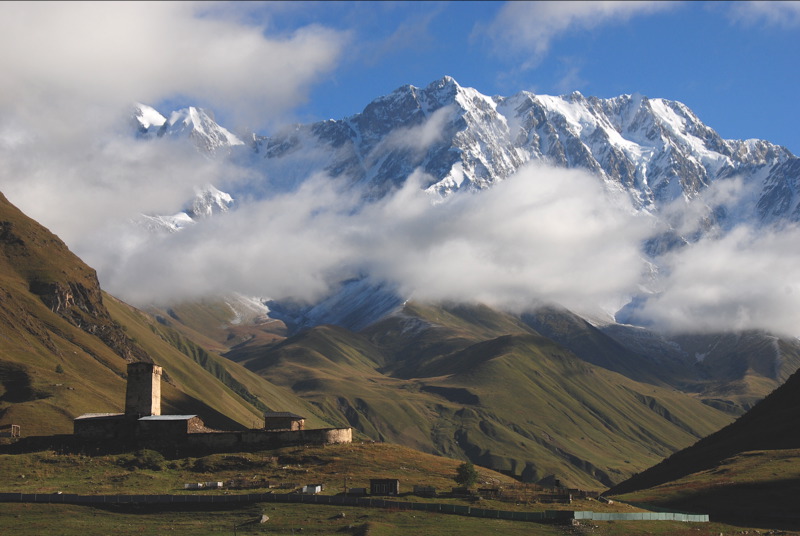 File:Shahara peak near Ushguli 1870.jpg