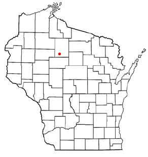 Location of Catawba (town), Wisconsin