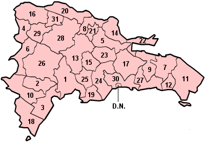 Provinces of the Dominican Republic.