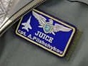 "2nd Class pilot JUICE, cpt. A.Pilshchykov" name tag