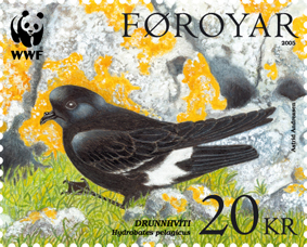 Файл:Faroe stamp 525 storm petrel.jpg