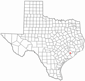 Location of Needville, Texas