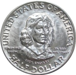 File:Maryland tercentenary half dollar commemorative obverse.jpg