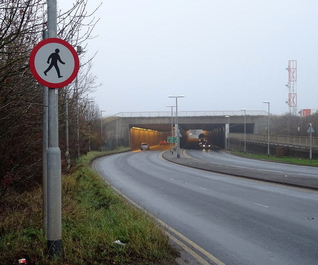 File:No pedestrians (geograph 5985118).jpg