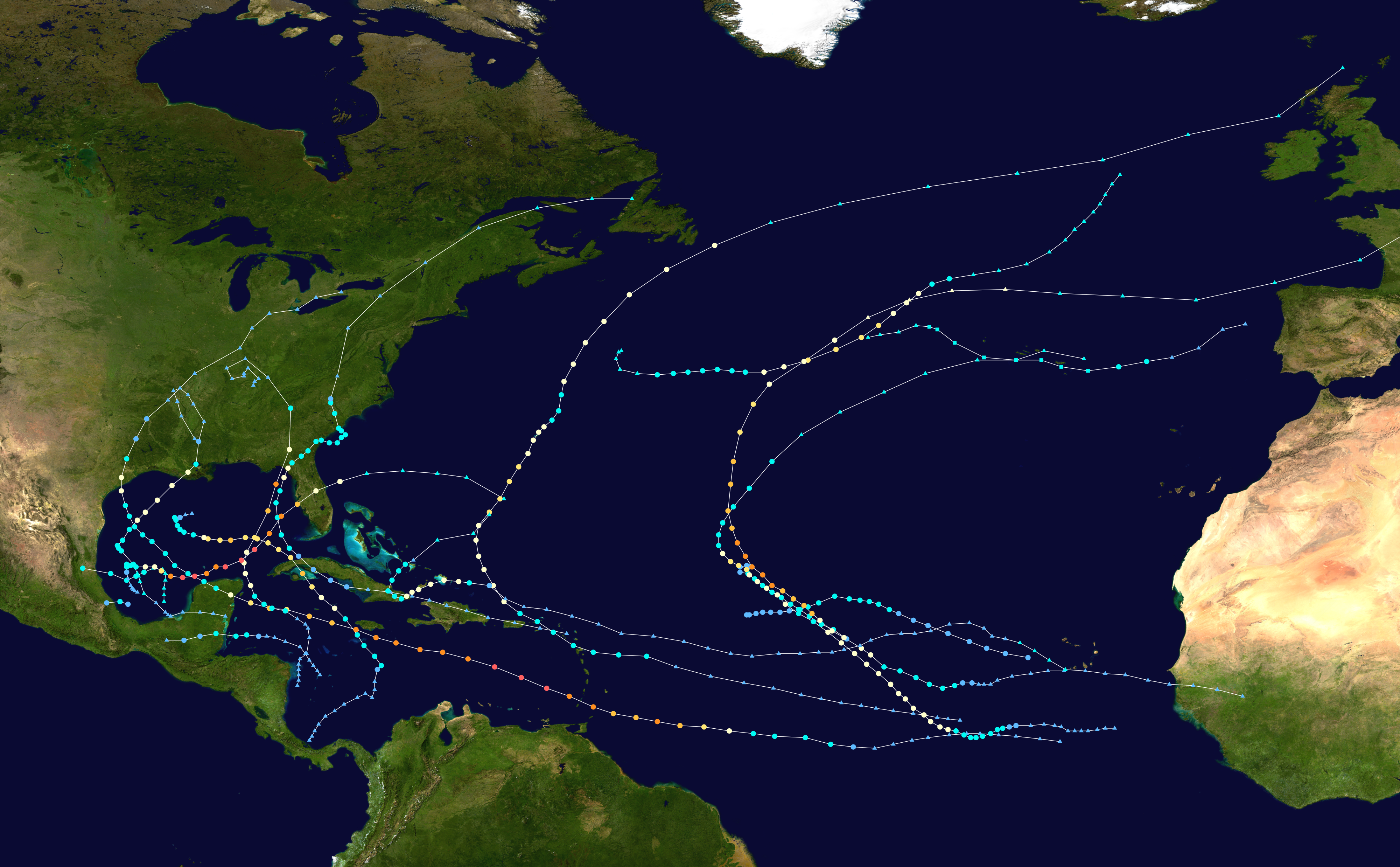 2024 Atlantic hurricane season summary