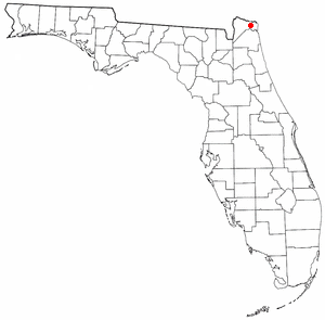 Location of Yulee, Florida