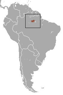 Distribución de Saguinus martinsi