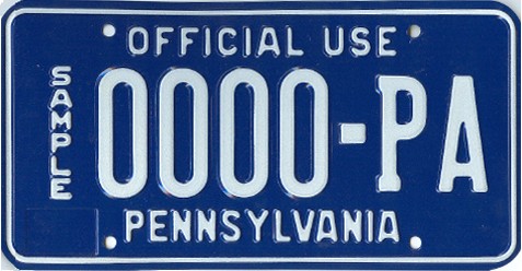 File:1987 Pennsylvania license plate Official Use Sample.jpg