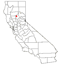 Location of Chico in California