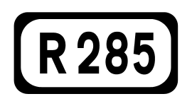 File:R285 Regional Route Shield Ireland.png