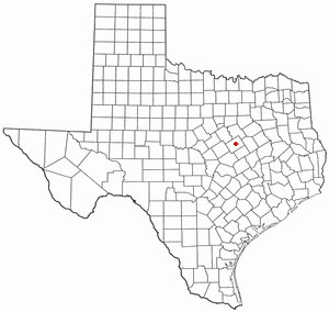 Location of Waco, Texas