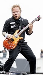 Zach Myers of Shinedown performing at Rock im Park 2022