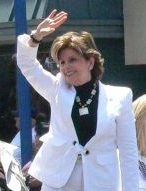 Gloria Allred in a parade in 2007