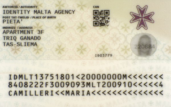 File:Maltese ID card (back).png