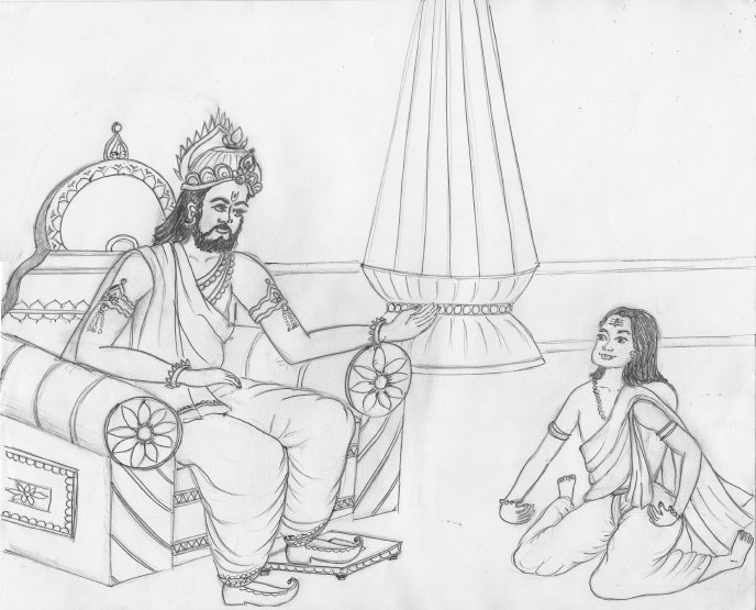 File:Ramabhadracharya Works - Painting in Ashtavakra (2010).jpg