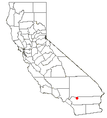 Location of Beaumont, California