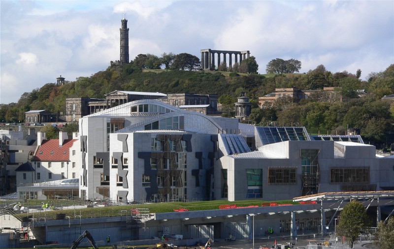 File:Scottish Parliament, from Salisbury Crags.jpg