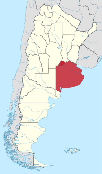 Archivo:Bonaerense in Argentina (+Falkland hatched).png